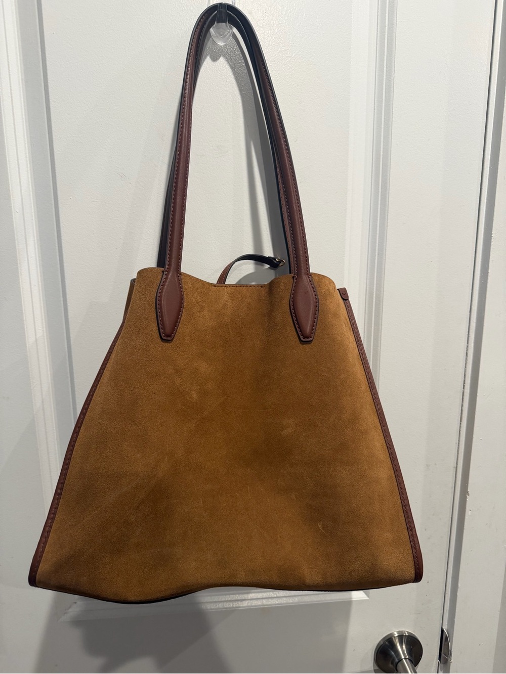 Madewell Lexington Oversized Suede Tote. - Picture 7 of 14